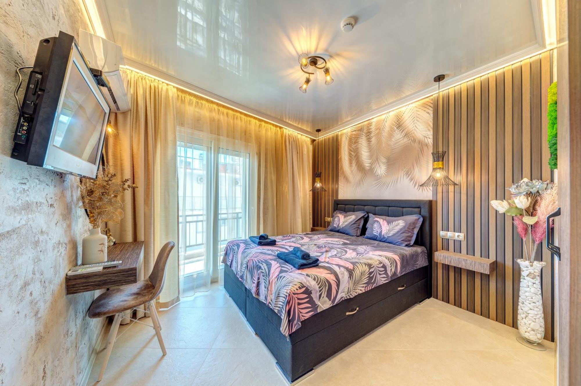 Апартаменты Upper Deck Apt. Неа-Перамос Экстерьер фото
