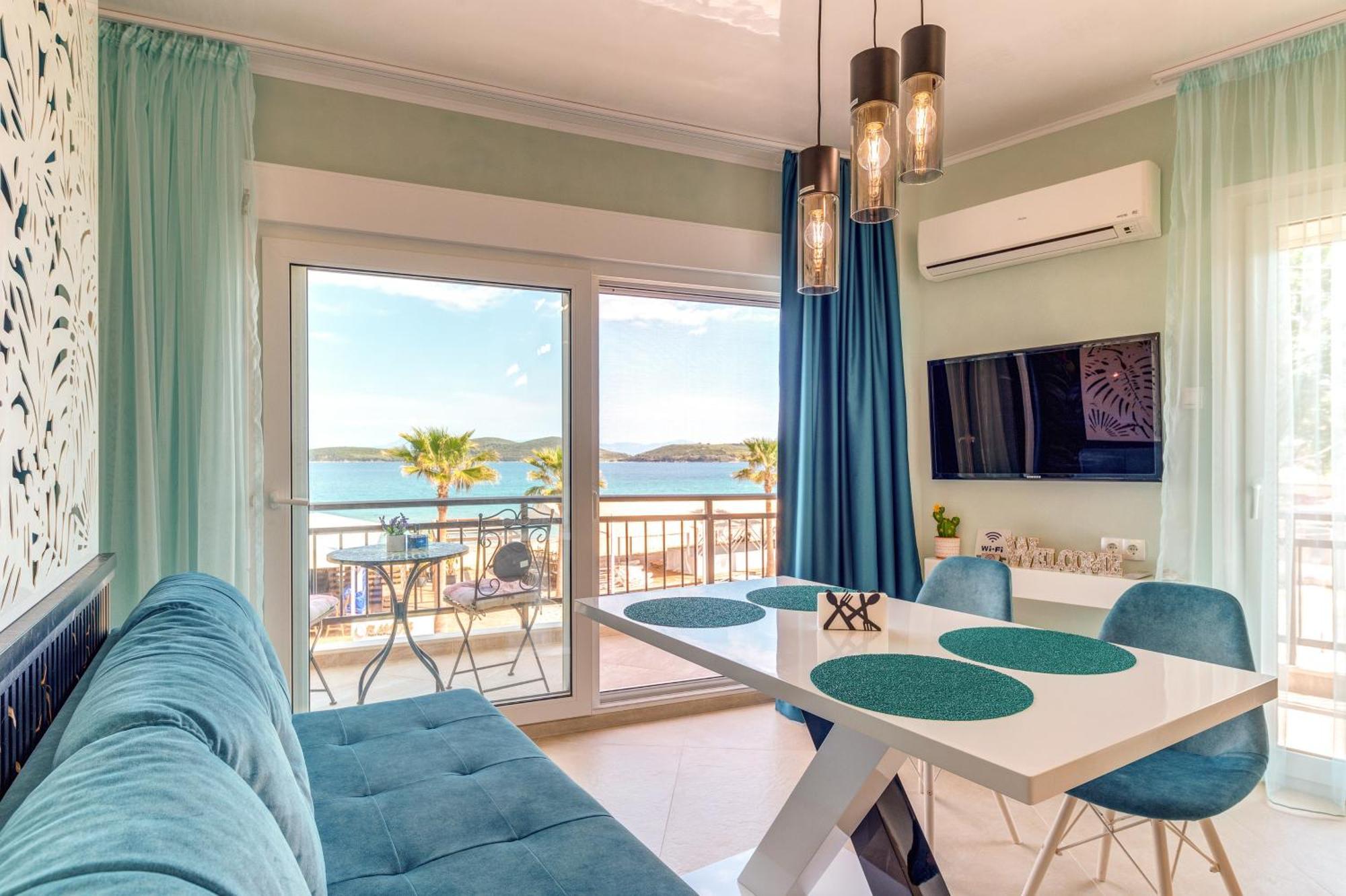 Апартаменты Upper Deck Apt. Неа-Перамос Экстерьер фото