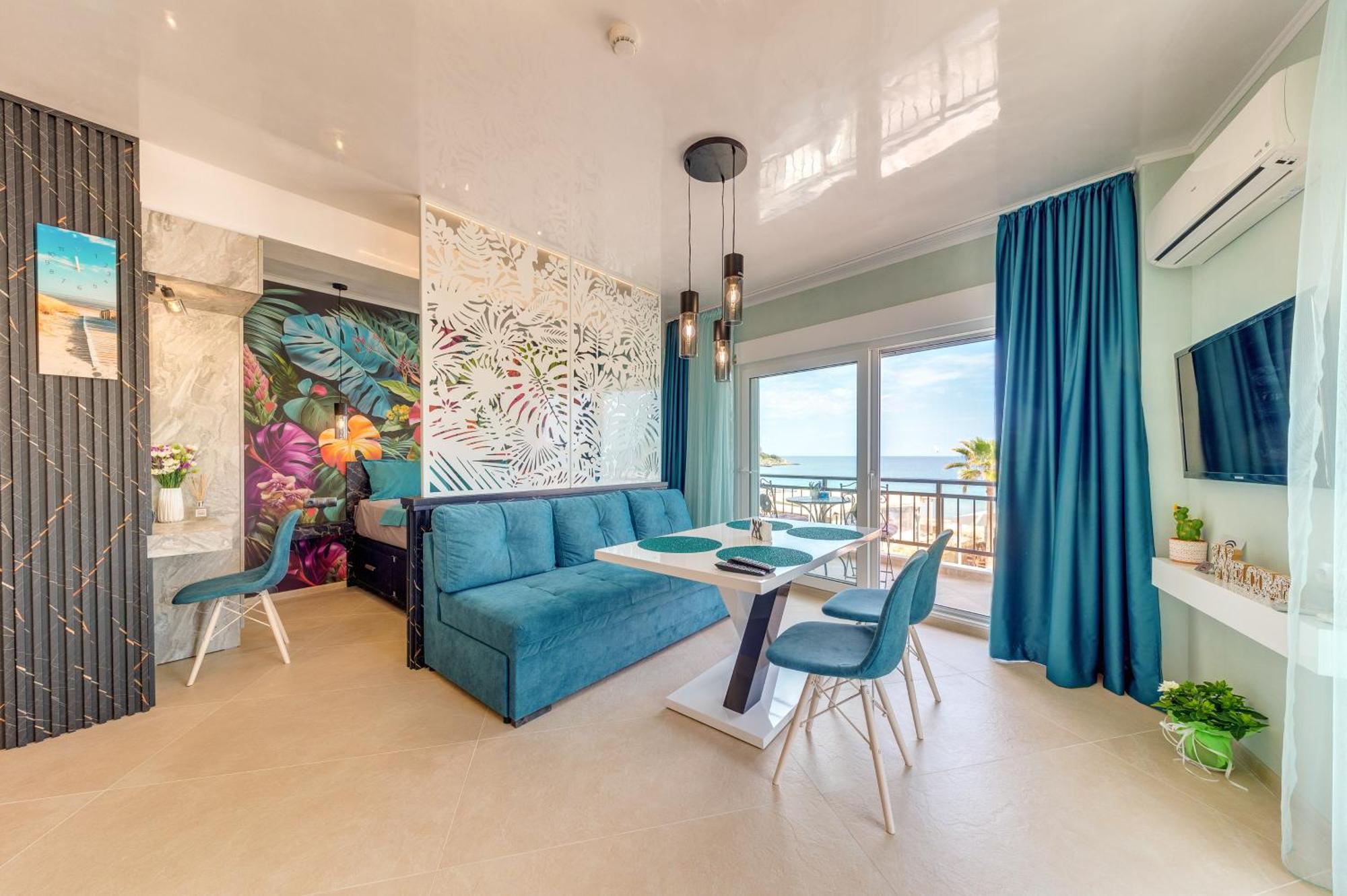 Апартаменты Upper Deck Apt. Неа-Перамос Экстерьер фото